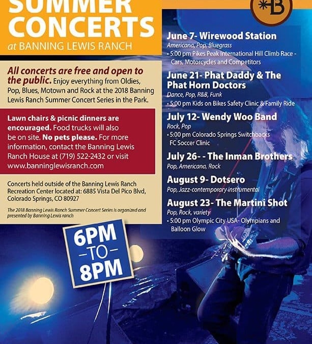 2018 Banning Lewis Ranch Summer Concert Series