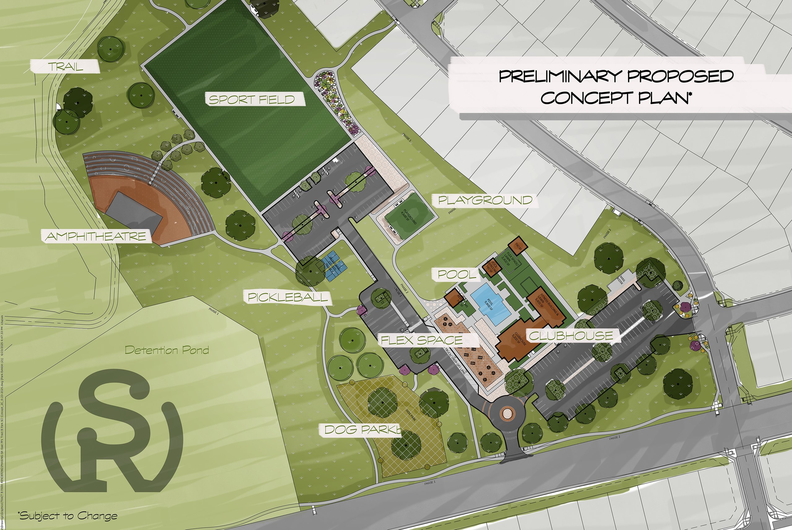 Sterling Ridge Park Rendering Concept